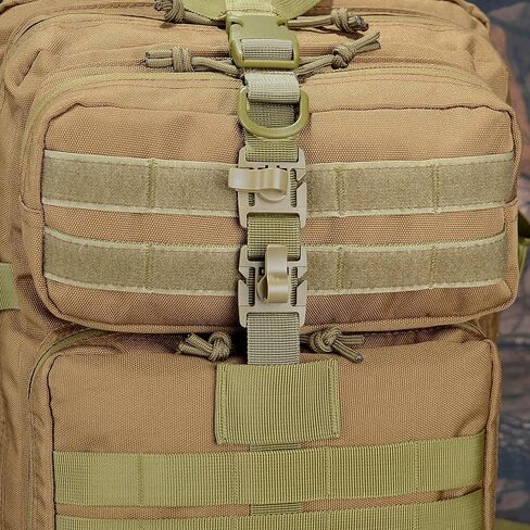 حزمة من 10 مشابك أنبوبية للترطيب العسكرية التكتيكية من BOOSTEADY، مشبك أنبوب مياه، مرفق حزام مولي، قابل للدوران 360 درجة in Kuwait