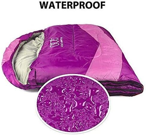 Gold Armour Sleeping Bags for Adults Cold Weather & Warm - Backpacking Camping Sleeping Bag for Kids 10-12, Girls, Boys - Lightweight Compact Camping Essentials Gear Accessories, Left Zipper in Saudi Arabia