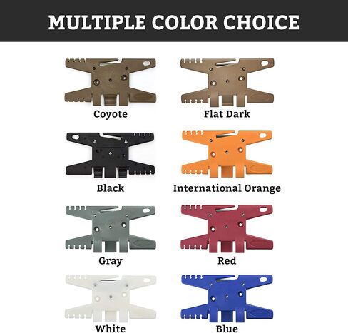 Spool Tool (OD Green)-Paracord Holder Spool Survival Kit (Holds 100feet of 550 Paracord) Made in USA in Kuwait