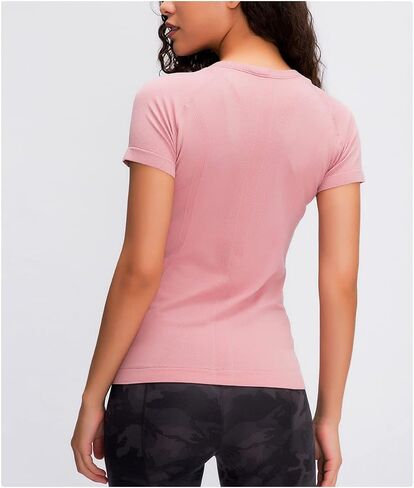 LUYAA Women's Workout Tops Long Sleeve Shirts Yoga Sports Breathable Gym Athletic Top Slim Fit in Saudi Arabia