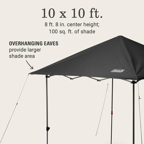 مظلة Coleman Oasis Lite Pop Up مع جدار شمسي، خيمة مظلة مقاس 10 × 10، خيمة ظل محمولة in Kuwait