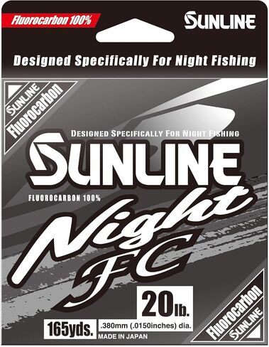 Sunline Night FlouroCarbon 9 كجم 165 ياردة أزرق شفاف in Saudi Arabia