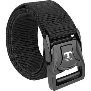 حزام تكتيكي عسكري 1.5 بوصة حزام عمل شبكي من النايلون سريع الإصدار حزام EDC حزام حمل مخفي مع مشبك معدني شديد التحمل in Kuwait