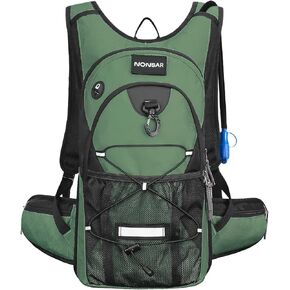 NONSAR Hydration Backpack, Hiking Backpack with 3L Water Bladder, Insulated Water Backpack for Women, Men, Kids, Keep Liquids Cool Up to 5 Hours, Daypack for Hiking, Running, Climbing, Cycling in Kuwait