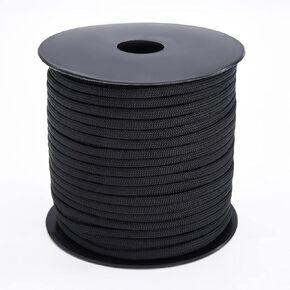 بكرة باراكورد MOOCY 550 رطل 160 قدم 4 مم 7 خيوط داخلية/حبل مظلة - 100% نايلون Mil-Spec Type III Paracord يستخدم من قبل الجيش الأمريكي، لونين مختلط رائع للأساور والأشرطة