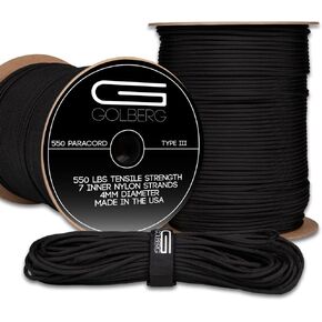 550lb Paracord – Type III – Designed for Indoor & Outdoor Use – Great for Camping, Fishing, DIY Crafts, and More! in Saudi Arabia