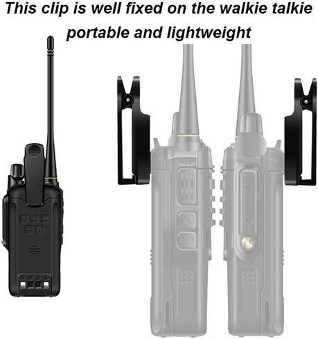 10PCS Back Clip for BaoFeng, Waterproof Belt Clip for BaoFeng UVXR/A58/UV9R Plus/GT3WP/UV5S/BF9700 Series Twoway Radio Walkie Talkie Accessories in Saudi Arabia