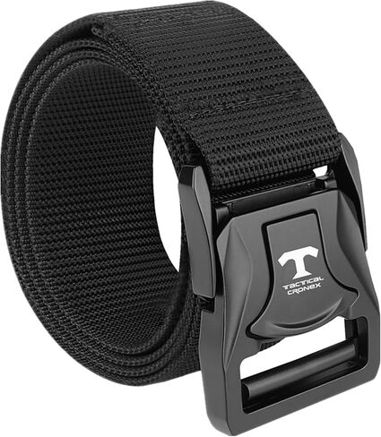 حزام تكتيكي عسكري 1.5 بوصة حزام عمل شبكي من النايلون سريع الإصدار حزام EDC حزام حمل مخفي مع مشبك معدني شديد التحمل in Kuwait