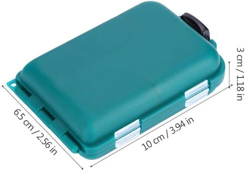 صندوق طُعم VGEBY، صندوق تخزين طُعم الصيد مع 10 فتحات وحامل خطافات وحقيبة تخزين ملحقة in Kuwait