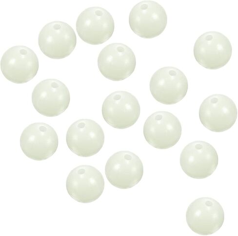 PATIKIL Luminous Fishing Beads, Plastic Glow Fishing Bait Eggs Rig Beads Tackle Tool in Kuwait