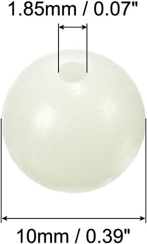PATIKIL Luminous Fishing Beads, Plastic Glow Fishing Bait Eggs Rig Beads Tackle Tool in Kuwait