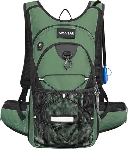 NONSAR Hydration Backpack, Hiking Backpack with 3L Water Bladder, Insulated Water Backpack for Women, Men, Kids, Keep Liquids Cool Up to 5 Hours, Daypack for Hiking, Running, Climbing, Cycling in Kuwait