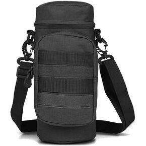 حقيبة زجاجة مياه JASLIT، حامل زجاجات 1000D نايلون تكتيكية عسكرية MOLLE H2O حاملة للزجاجات، حزام كتف قابل للفصل لحقيبة الظهر والتخييم والسفر والأنشطة الخارجية in Kuwait