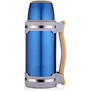 2L Stainless Steel Insulated Vacuum Flask Work Travel Camping Sport Kettle,Vacuum Insulated Beverage Bottle,Insulated Cup Mug (Color : Blue) in Saudi Arabia