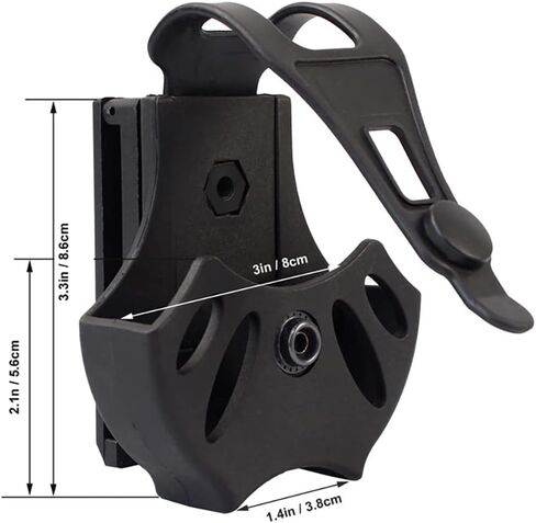 Handcuff Holster, Handcuff Case 360° Rotable Tactical Molle Cuff Holder for Law Enforcement Police Sheriff Security Officer in Kuwait