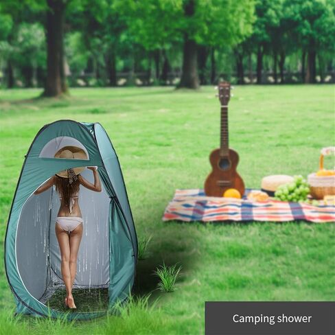 Portable Outdoor Pop-up Toilet Dressing Fitting Room Privacy Shelter Tent Army Green in Saudi Arabia