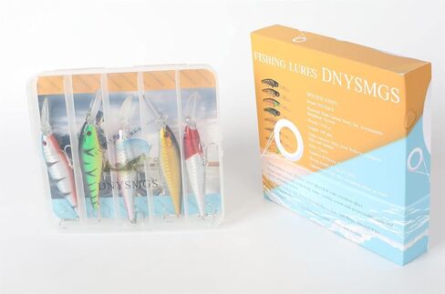 DNYSMGS Fishing Lures Crankbaits Set Fishing Hard Baits Life-Like Swimbait Hard Fishing Topwater Lures Lure Bass Bait for Trout Bass Perch Fishing in Saudi Arabia