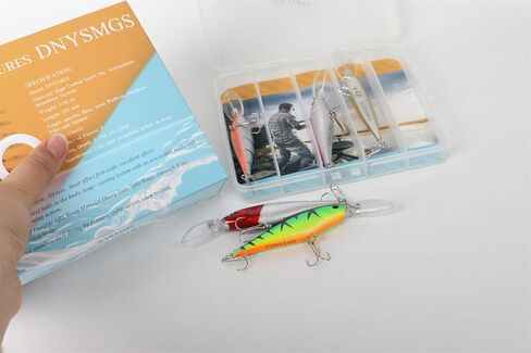 DNYSMGS Fishing Lures Crankbaits Set Fishing Hard Baits Life-Like Swimbait Hard Fishing Topwater Lures Lure Bass Bait for Trout Bass Perch Fishing in Saudi Arabia