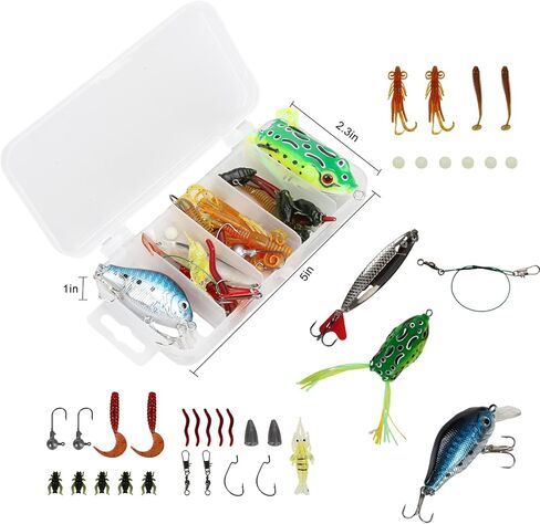 Fishing Pole and Reel Combo, 2PCS 1.8M/5.9Ft Telescopic Fishing Rod with Spinning Reel Lures Set,Fish Lip Gripper and Tackle Bag, Saltwater Freshwater Collapsible Fishing Kit for Beginner Adults in Kuwait