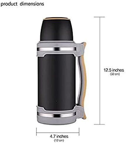 2L Stainless Steel Insulated Vacuum Flask Work Travel Camping Sport Kettle,Vacuum Insulated Beverage Bottle,Insulated Cup Mug (Color : Blue) in Saudi Arabia