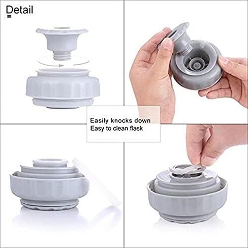 2L Stainless Steel Insulated Vacuum Flask Work Travel Camping Sport Kettle,Vacuum Insulated Beverage Bottle,Insulated Cup Mug (Color : Blue) in Saudi Arabia