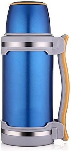2L Stainless Steel Insulated Vacuum Flask Work Travel Camping Sport Kettle,Vacuum Insulated Beverage Bottle,Insulated Cup Mug (Color : Blue) in Saudi Arabia