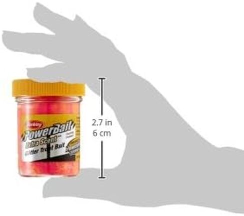 Berkley unisex-adult PowerBait Glitter Trout Bait Sherbet ,Jar in Saudi Arabia