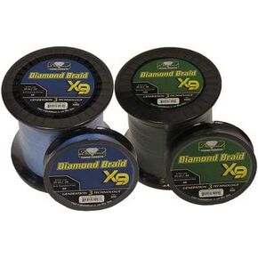 خط صيد السمك Momoi Diamond Braid Generation III X9 - أخضر داكن - 15 رطل - 300 ياردة in Kuwait