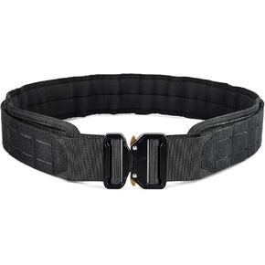 WOLF TACTICAL Molle Battle Belt – War Belt Battle Belts Tactical Gun Belt Duty Belt 2" Quick-Release Combat Belt