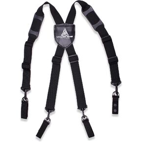 حمالات حمالات حمالات حمالات الحمل التكتيكية - حزام عالي التحمل - حزام حزام شرطة أسود - دعم حزام الأدوات - شركة مملوكة لأحد المحاربين القدامى بالولايات المتحدة in Kuwait