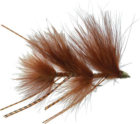 The Fly Fishing Place Peanut Envy Articulated Streamers Assortment Trout Bass Fly Fishing Flies - Set of 8 Hook Size 6 in Saudi Arabia