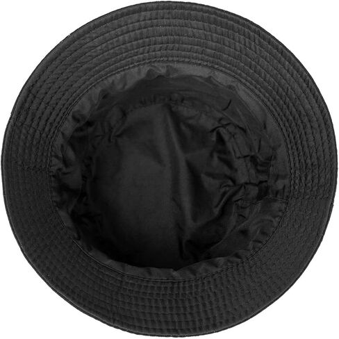 DIUNA-Fishing-Master-Baiter-Hook-Lure-Bucket Hat، قبعة صيد الشاطئ قبعات الشمس الصيفية قبعات دلو للرجال والنساء باللون الأسود in Saudi Arabia