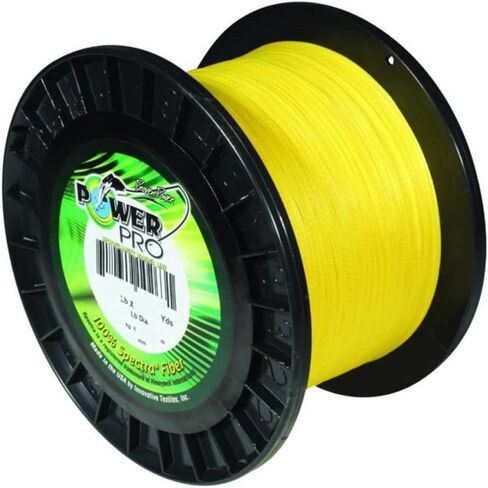 POWER PRO Spectra Fiber Braided Fishing Line, Hi-Vis Yellow, 500YD/20LB in Saudi Arabia