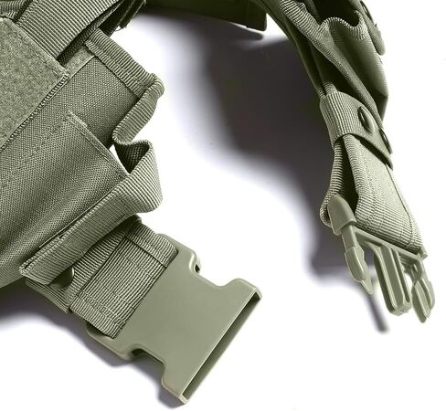 10 in 1 Tactical Duty Belt,Security Military Belt with Pouches,Rig Police Molded Pouches Kit Tactical Security Guard Belt in Kuwait