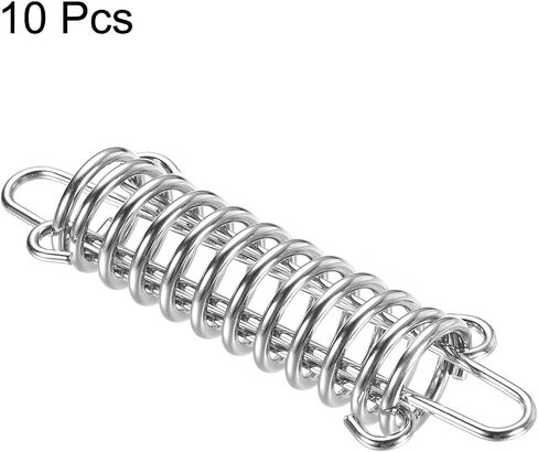 MECCANIXITY Tent Spring Buckle, 120x37mm Heavy Type Stainless Steel Rope Tensioner Accessories for Awning Tarps Wire Racks, Pack of 10 in Saudi Arabia