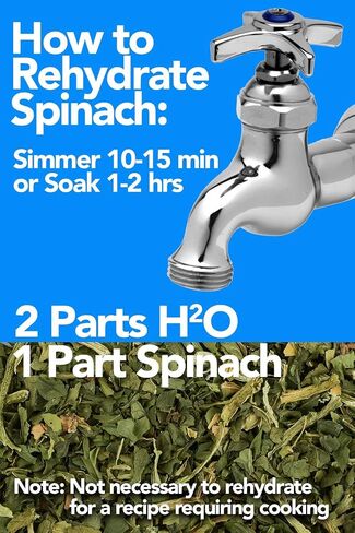 Harmony House Dried Spinach Flakes – Dehydrated Vegetables for Cooking, Camping, Emergency Supply and More in Saudi Arabia