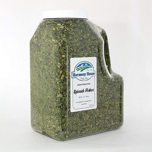 Harmony House Dried Spinach Flakes – Dehydrated Vegetables for Cooking, Camping, Emergency Supply and More in Saudi Arabia
