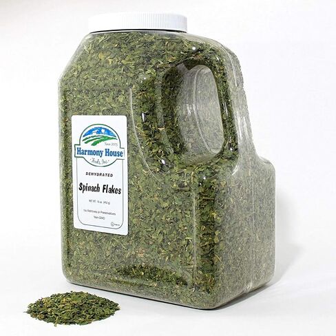 Harmony House Dried Spinach Flakes – Dehydrated Vegetables for Cooking, Camping, Emergency Supply and More in Saudi Arabia