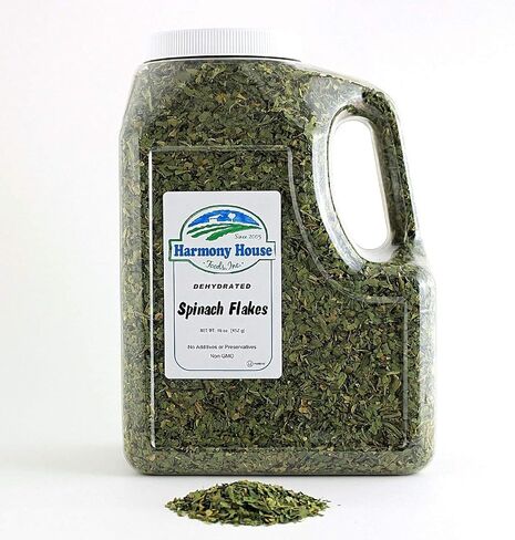 Harmony House Dried Spinach Flakes – Dehydrated Vegetables for Cooking, Camping, Emergency Supply and More in Saudi Arabia