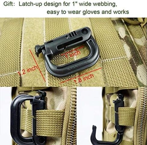 Genleas Molle Pouches Multi-Purpose Compact Tactical Compact Water-Resistant EDC Pouch with D-Ring Hook in Saudi Arabia