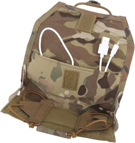 SABADO Tactical Molle Admin Pouch,Admin Phone Pouch MOLLE,Molle Cell Phone Pouch Chest Horizontal Small Phone Holder Case for Plate Carrier Vest MOLLE/PLAS System Screen Size 4.7''-6.7'' in Kuwait