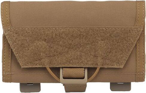 SABADO Tactical Molle Admin Pouch,Admin Phone Pouch MOLLE,Molle Cell Phone Pouch Chest Horizontal Small Phone Holder Case for Plate Carrier Vest MOLLE/PLAS System Screen Size 4.7''-6.7'' in Kuwait