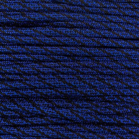Paracord Planet 550 Paracord – Type III 7 Strand Military Cord – Multiple Colors and Sizes – Indoor and Outdoor Uses - Made in The USA (Red Helix, 25 Feet) in Kuwait