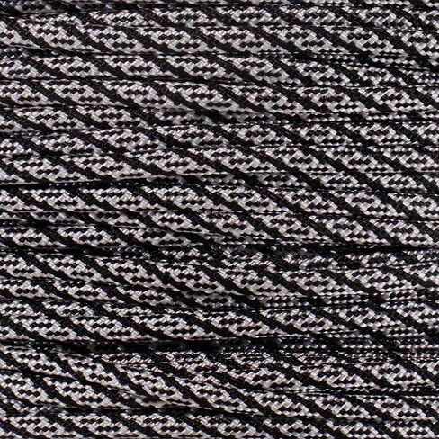 Paracord Planet 550 Paracord – Type III 7 Strand Military Cord – Multiple Colors and Sizes – Indoor and Outdoor Uses - Made in The USA (Red Helix, 25 Feet) in Kuwait