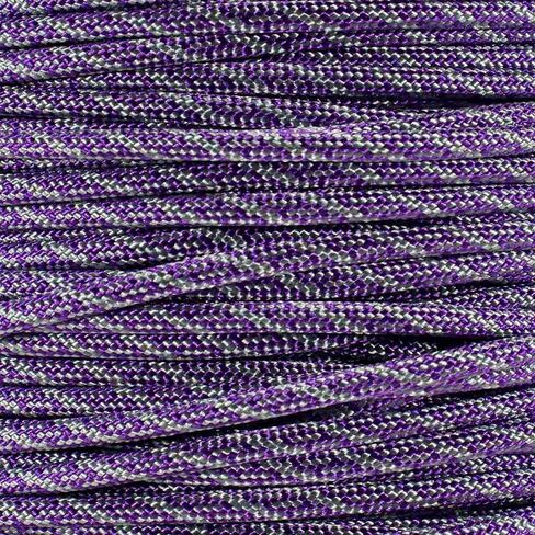 Paracord Planet 550 Paracord – Type III 7 Strand Military Cord – Multiple Colors and Sizes – Indoor and Outdoor Uses - Made in The USA (Red Helix, 25 Feet) in Kuwait