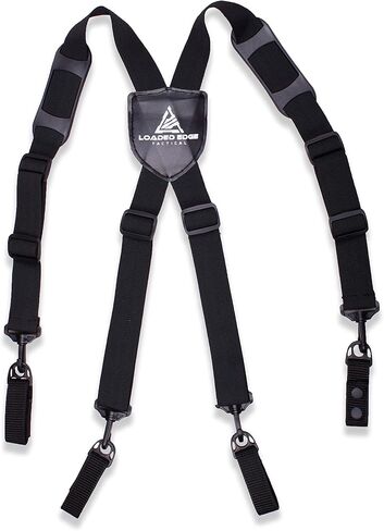 حمالات حمالات حمالات حمالات الحمل التكتيكية - حزام عالي التحمل - حزام حزام شرطة أسود - دعم حزام الأدوات - شركة مملوكة لأحد المحاربين القدامى بالولايات المتحدة in Kuwait