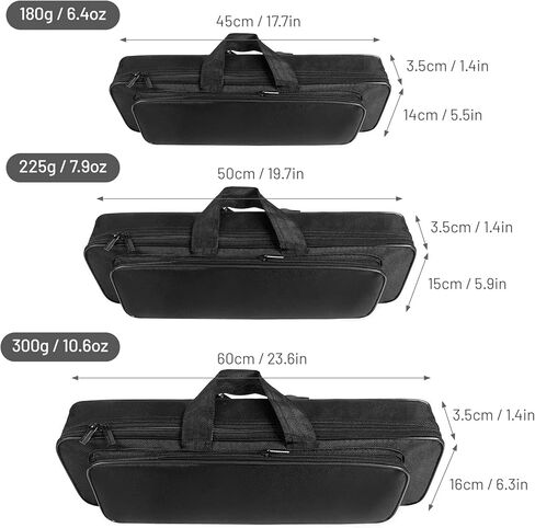 ERYUE منظم قضيب الصيد، منظم عمود الصيد، 45 سم / 50 سم / 60 سم حقيبة صنارة الصيد طاردة للماء حقيبة بكرة الصيد حقيبة تخزين أدوات الصيد in Kuwait