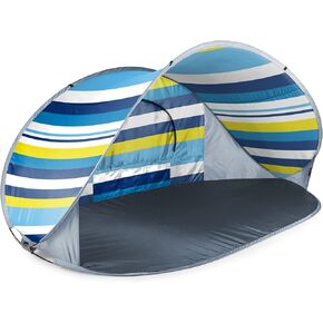 Picnic TIME Manta Portable Beach Tent, Fully-Assembled Pop Up Tent, Beach Shade and Sun Shelter, Instant Outdoor Shade with Carrying Bag for Outdoors and UPF50+ UV Protection, (Light Green) in Kuwait