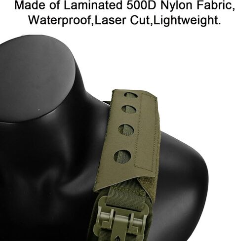 2 Pack Vest Shoulder Pads Fit 2" Shoulder Strap Comfort Soft Cushion Strap Pads Shoulder Strap pad Mesh Padded Lightweight for FCPC JPC Vests Sling Bags in Kuwait
