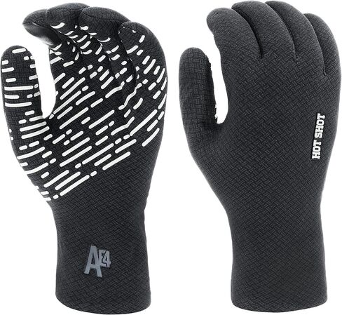HOT SHOT Men's Waterproof Fishing Gloves with Textured Grip Palm – Breathable Touchscreen Compatible Gloves in Saudi Arabia